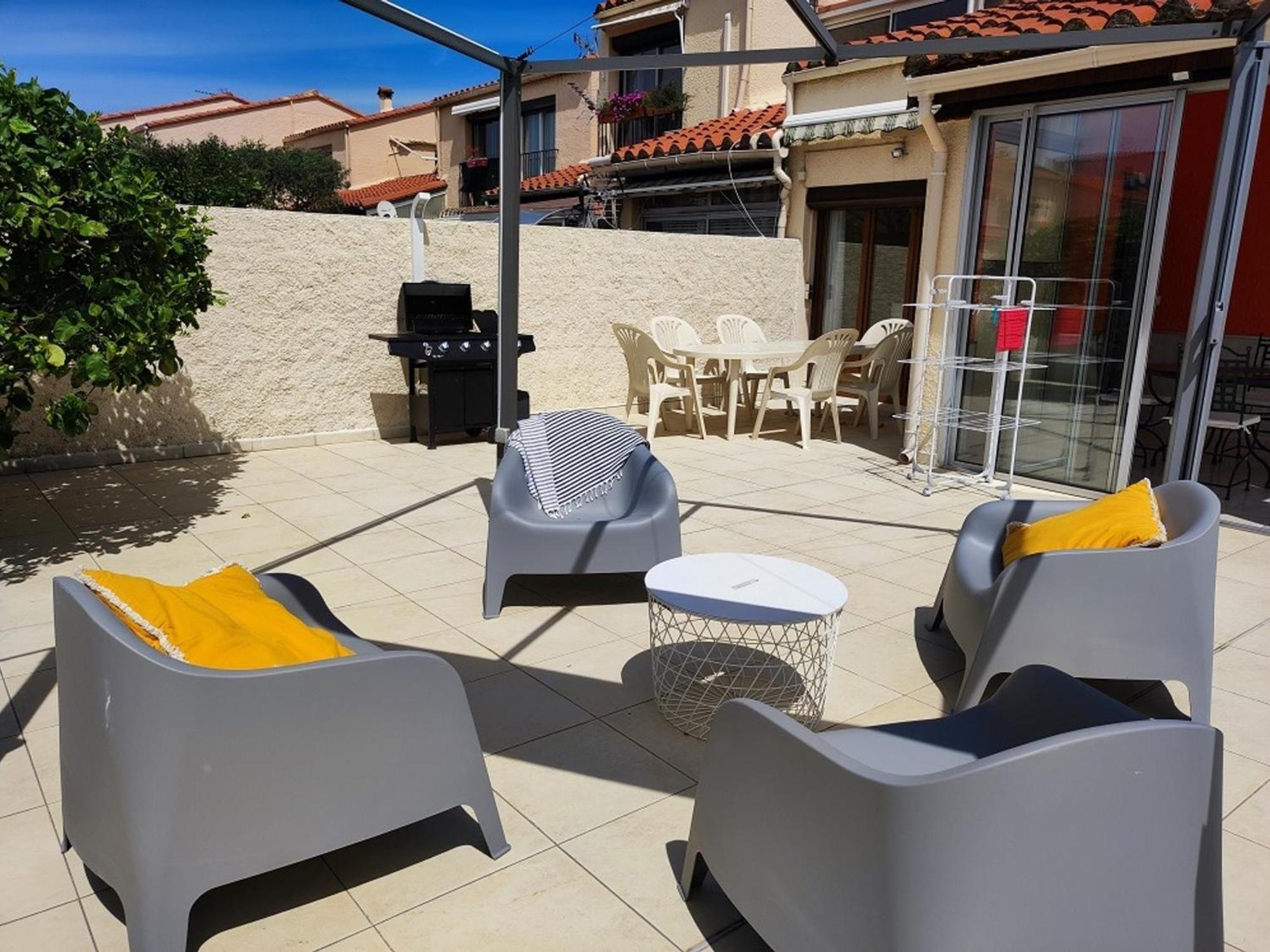 Pavillon 6 Pers A Argeles-Sur-Mer: Piscine, Clim, Parking, Wifi, Proche Plage - Fr-1-776-5 エクステリア 写真